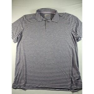 Nike Golf Dri-fit Tour Performance Polo Shirt Lavender Gray Stripe Mens XXL